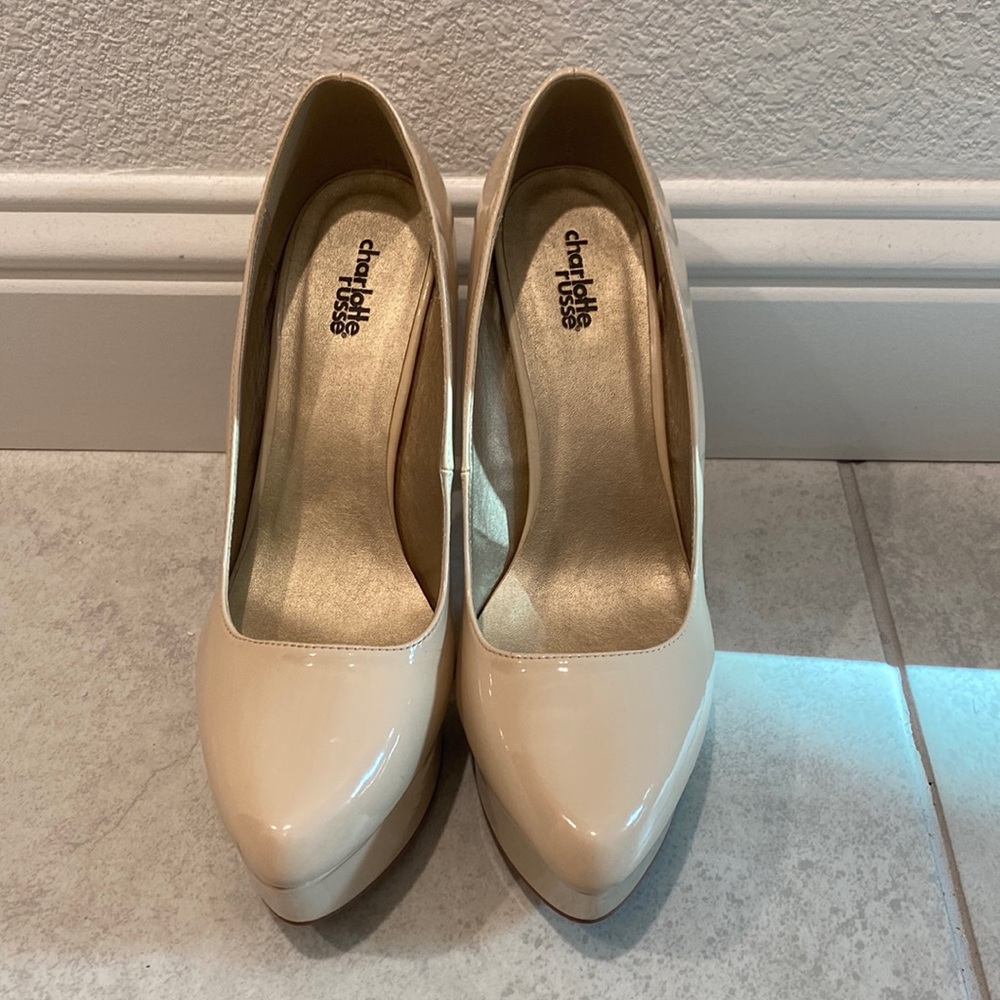 Nude Platform Heels